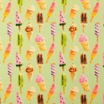 Coton tissé - Impression numérique esquimaux Vert