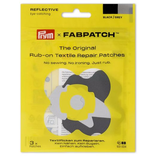 PRYM Rub-on Patch REFLECTIVE - 3 Stück 