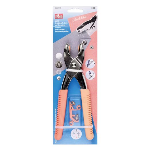 PRYM Pince Vario avec outil de perçage - Abricot