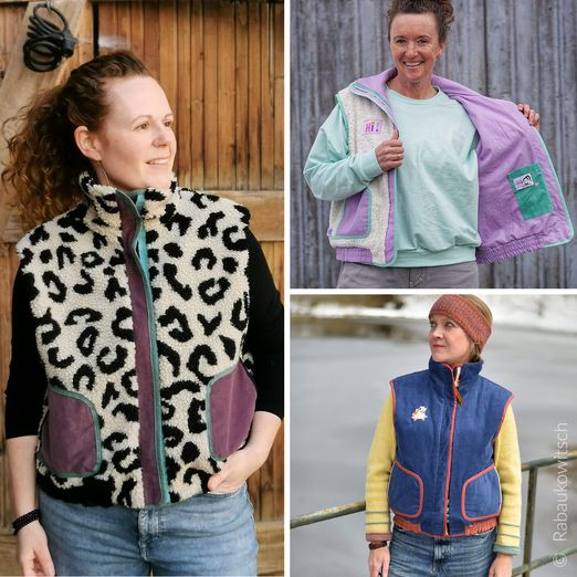 Weste - Frau Bummelant - Schnittmuster eBook