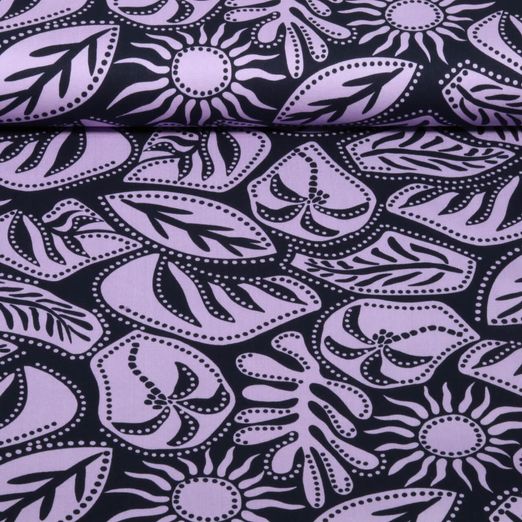 Viscose - Stretch Tropical Marine Viscose - Stretch Tropical Marine