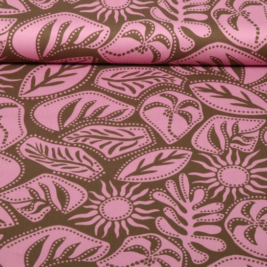 Viscose - Stretch Tropical Kaki