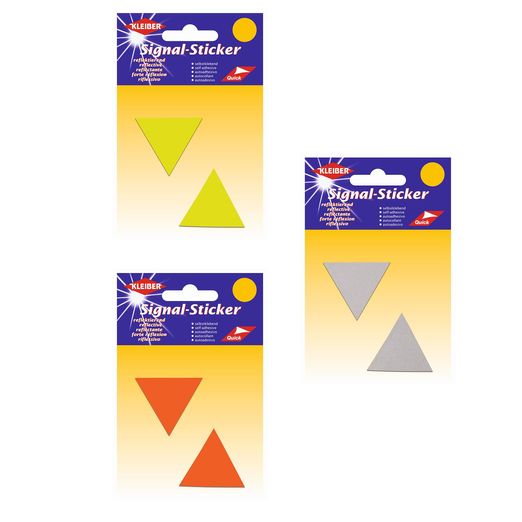 Signal-Sticker - Dreiecke 4,2 cm x 3,6 cm - selbstklebend