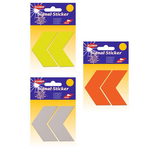 Signal-Sticker - Pfeile 5,3 cm x 7,0 cm - selbstklebend