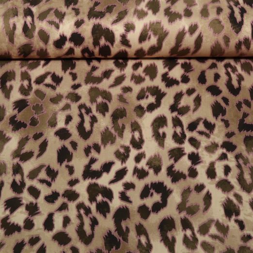 Viskose - Stretch Digital Leo Sand