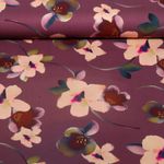 Viscose - Stretch Impression numérique Bordeaux Viscose - Stretch Impression numérique Bordeaux