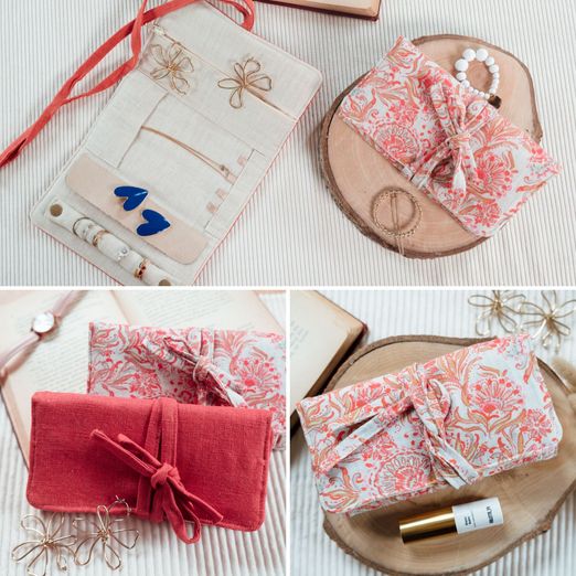 Patron gratuit - Trousse à bijoux - Patron numérique