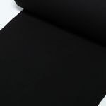 Rippbündchen - Uni Schwarz