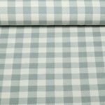 Baumwoll-Flanell - Karo Salbeigrün Baumwoll-Flanell - Karo Salbeigrün