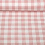 Baumwoll-Flanell - Karo Rosa Baumwoll-Flanell - Karo Rosa