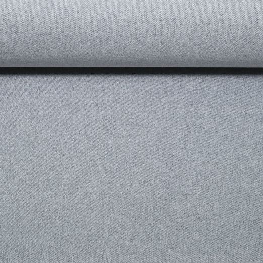 Tissu pour rideaux Dimout - Gris Mélange Teint dans la masse