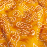 Voile di cotone - batik astratto giallo