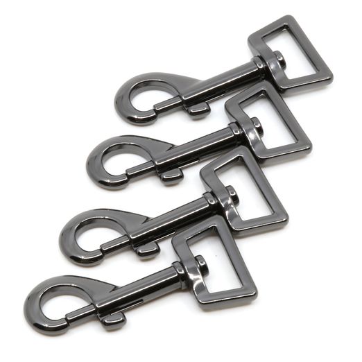 Mousqueton en métal pour sangle 25 mm - gunmetal