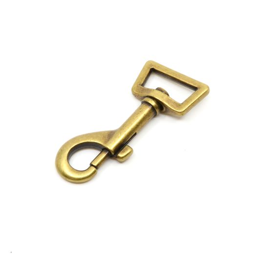 Metall Leinen Karabiner 25mm - messing
