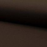Tissu mode Bi-Stretch - Uni Marron foncé