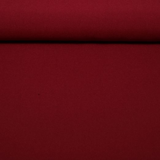 Tissu mode Bi-Stretch - Uni Bordeaux