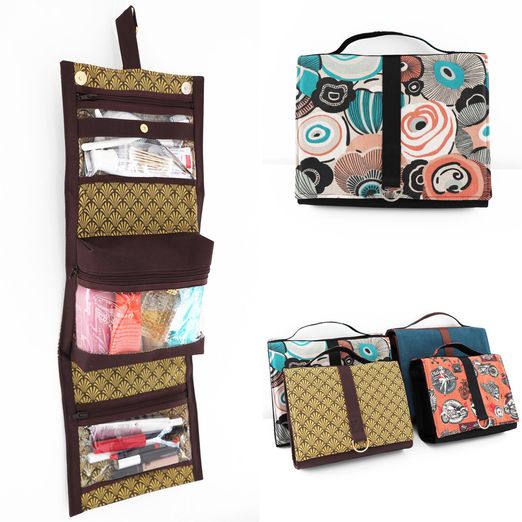 Trousse de toilette - Pavane - Patron numérique