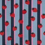 Jersey - Rayures de fraises Bleu jeans
