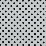 Viscosa - Lunares Pequeño Blanco Negro