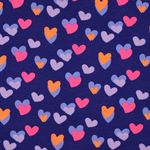 Jersey - Coeurs Fluo Cobalt