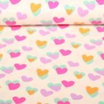 Jersey - Herzen Neon Weiß