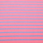 Eponge Jersey - Hamburger Liebe rayures rose bleu clair