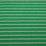 Jersey éponge - Hamburger Liebe rayures Vert Rose