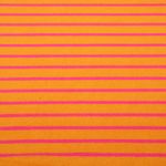 Jersey éponge - Hamburger Liebe Rayures Orange Rose vif