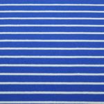 Jersey éponge - Hamburger Liebe Rayures Bleu Blanc