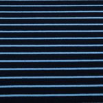 Jersey éponge - Hamburger Liebe Rayures Bleu marine
