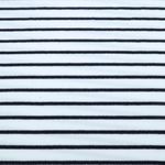 Jersey éponge - Hamburger Liebe rayures Bleu marine