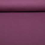 Jersey interlock bio - Uni aubergine