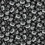 Viscosa - Flores Digitales Ecovero™ Negro