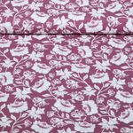 Viskose - Digital Blumen Mauve Ecovero™