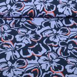 Viskose - Digital Blüten Navy Ecovero™ Viskose - Digital Blüten Navy Ecovero™