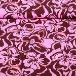 Viskose - Digital Blüten Bordeaux Ecovero™