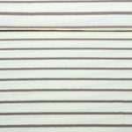 Jersey éponge - Rayures Ecru Taupe Teint dans la masse