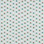 Punto elástico - Flores blancas