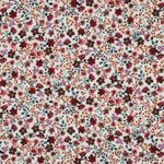 Jersey orgánico - Flores digitales Borgoña