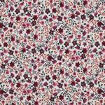 Jersey orgánico - Flores digitales Fucsia