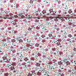 Bio Jersey - Digital Blumen Fuchsia