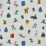 Jersey - Animales de safari de colores crudo
