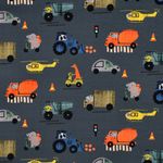 Maglia - Veicoli e animali digitali blu scuro