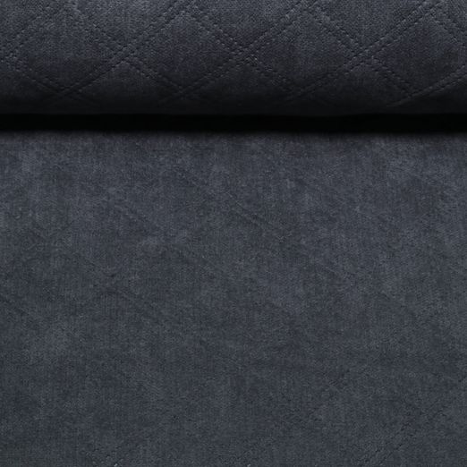 Polsterstoff Asti Plus - Perforiert Uni Grau