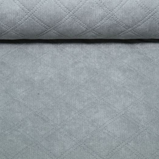 Polsterstoff Asti Plus - Perforiert Uni Hellgrau