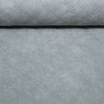 Polsterstoff Asti Plus - Perforiert Uni Hellgrau