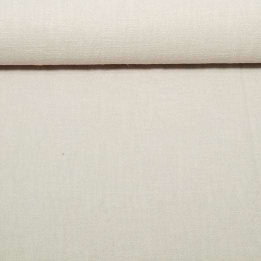 Ramie Baumwolle Bubble - Uni Beige