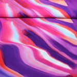 Viskose-Popeline - Digital Abstrakt Lila