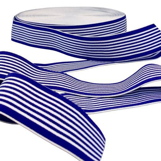 Gummiband Small Stripes 40mm - Meterware