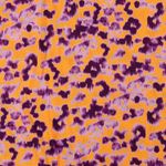 Kleider und Blusenstoff - Digital Leo Crash Orange